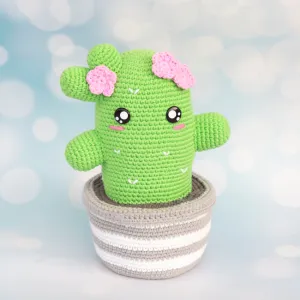 Cactus kawaii style