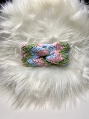 Spring Chevron Baby Headband