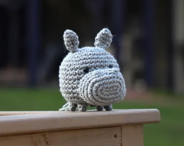 Mini Hippo Amigurumi