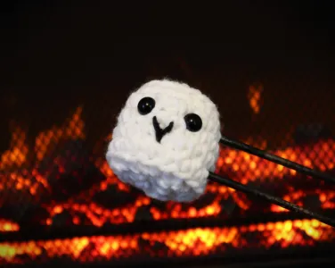 Marshmallow Amigurumi Food