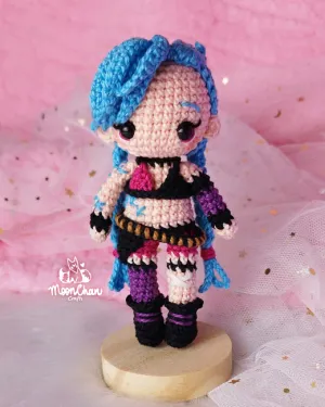 Mini Jinx Amigurumi