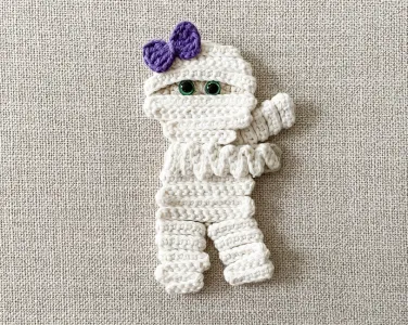 Mia The Mummy - Mummy Applique