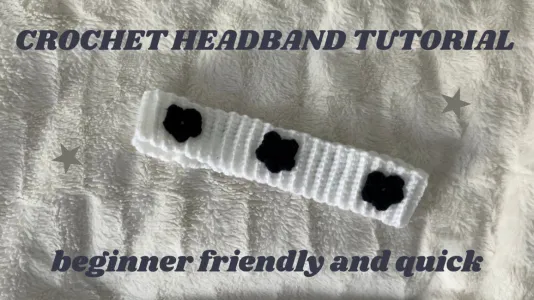 Beginner friendly star headband pattern