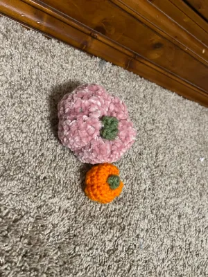 Mini crochet pumpkin