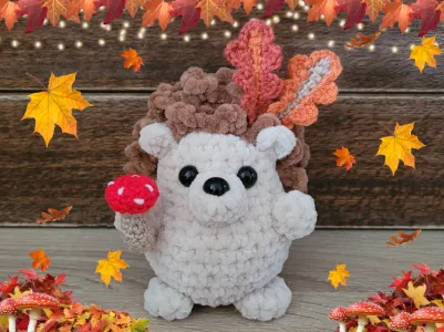 Oakley the autumnal hedgehog - MODIFICATION