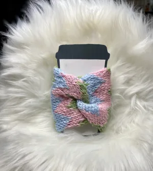 Spring Chevron Cup Cozy