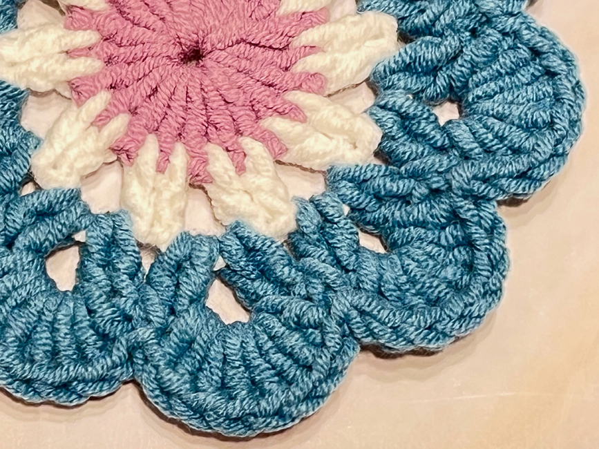 How to Crochet a Granny Square Coaster