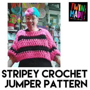 Stripey Crochet Jumper Pattern By Twin Made