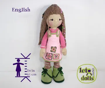 Pippa Extra Large Crochet Doll