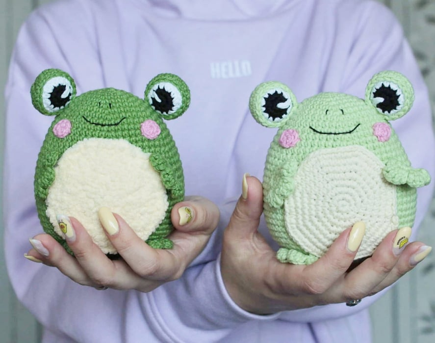 Crochet squishmallow frog: Crochet pattern