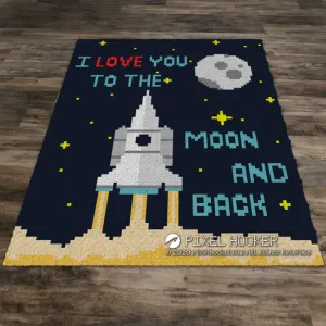 I Love You to the Moon and Back RocketShip