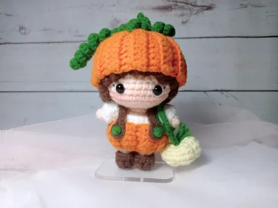 Penelope Pumpkin Dress (Chibi Base OUTFIT ONLY)