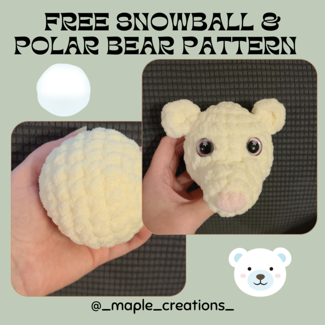 Ornament Pattern Plush Snowballs Toy Pattern How to Make 