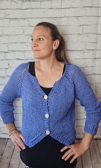 The Blue Moon Bolero Cardigan: Knitting pattern | Ribblr