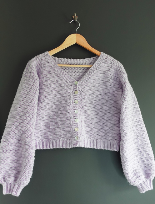 Cropped Autumn Cardi: Crochet pattern | Ribblr