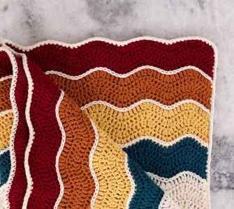 Wavy Baby Blanket