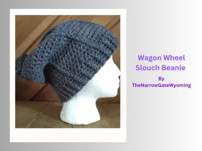 Wagon wheel slouch beanie