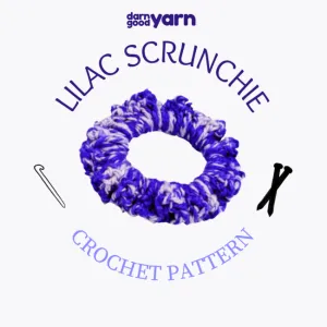 Lilac Scrunchie (Crochet)