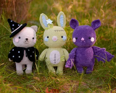 Halloween Amigurumi Trio