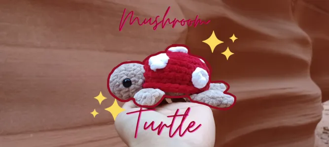 Mushie the Mushroom Turtle