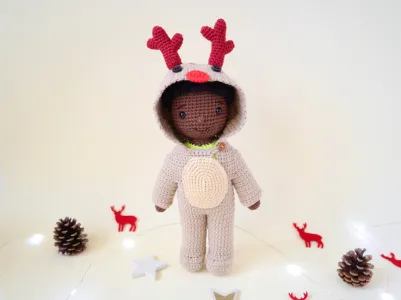 Reggie the Reindeer Doll