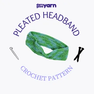 Pleated Headband (Crochet)