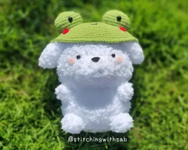 Coconut The Dog Crochet Pattern