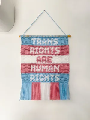 Trans Rights Wallhanging