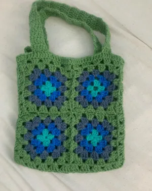 Granny square tote bag