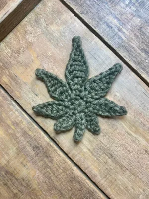 Crochet Marijuana Leaf Pattern