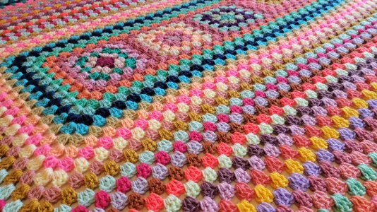 Charming Rectangle Afghan