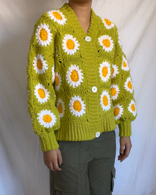 Daisy Granny Square Crochet: Crochet pattern