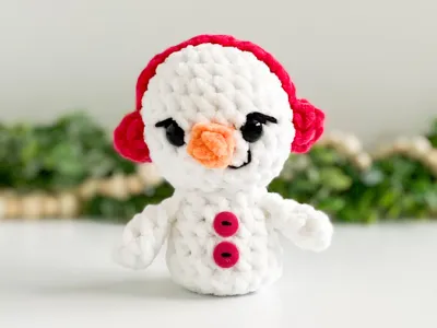 Mini Snowman Plush Pattern