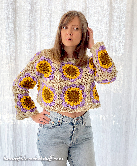 Flower Pattern Ripped Sweater Y2k Long Sleeve V Neck Sweater - Temu