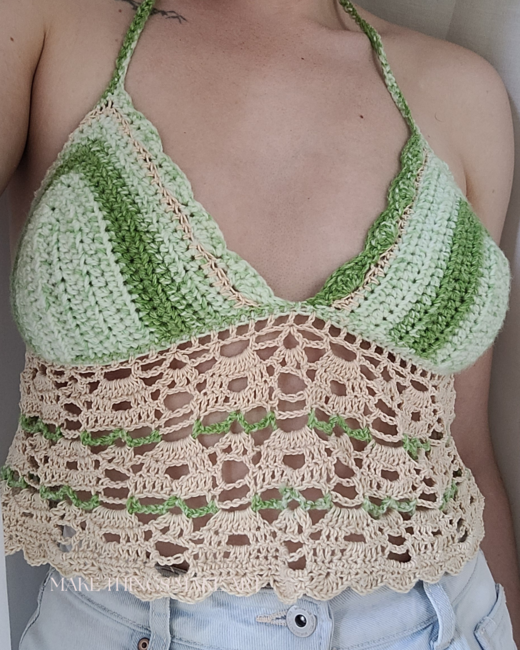 Halter Top Bralette Crochet Pattern