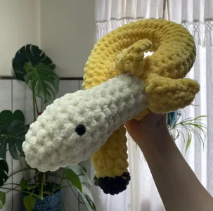 Banana Snake Crochet Pattern