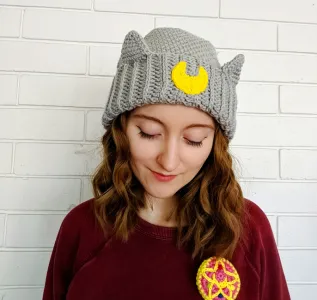 Moon Cat Beanie