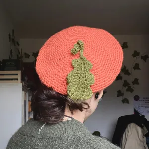 Versatile Beret (plain/pumpkin)