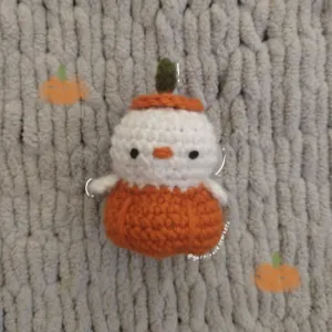 duck in pumpkin