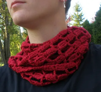 Crochet Skinny Ladder Scarf