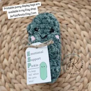 Punny Pickle Plushie