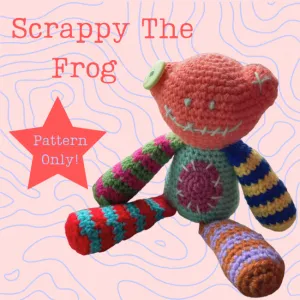 Scrappy the Frog Plushie