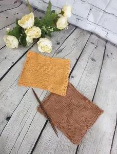 Autumn knitted squares