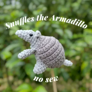 Snuffles the Armadillo (no sew)