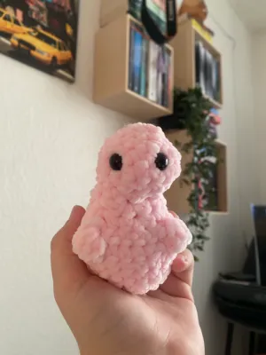 Cute pink ghost