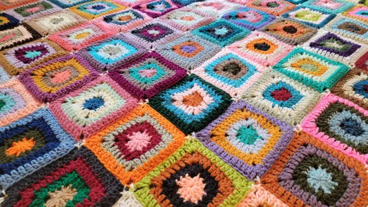 Retro Paradise Afghan