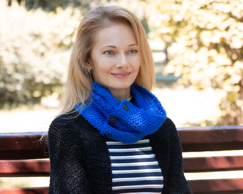 PDF Knitting Pattern for Alpaca Crochet Scarf from