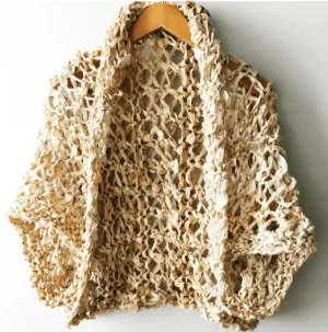Silk Garter + Lace Cocoon Coat