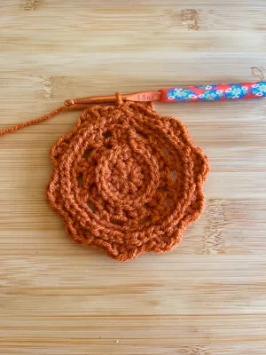 Boho Crochet Coaster