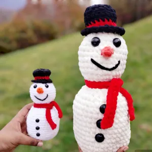 No Sew Snowman Plushie (2 Sizes)